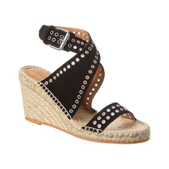 Isabel Marant Iriane Canvas Wedge Sandal - Picture 1 of 5